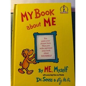 Dr Seuss My Book About Me Hardcover Beginner Books Roy McKie 0394800931 Kids